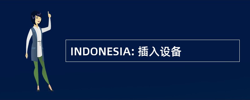 INDONESIA: 插入设备