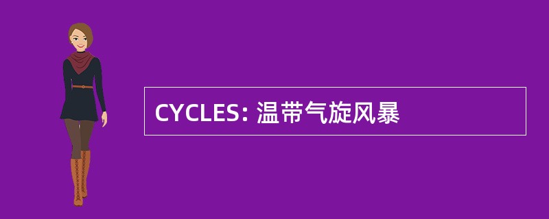 CYCLES: 温带气旋风暴