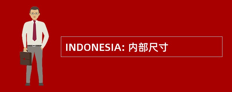 INDONESIA: 内部尺寸