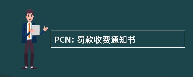 PCN: 罚款收费通知书