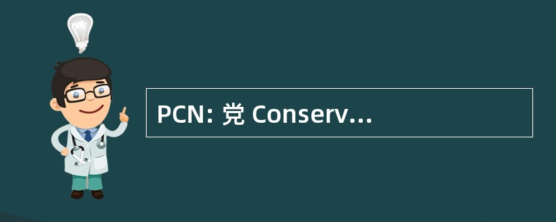 PCN: 党 Conservador de 尼加拉瓜