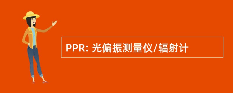 PPR: 光偏振测量仪/辐射计