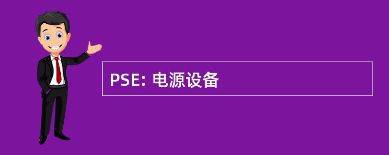 PSE: 电源设备