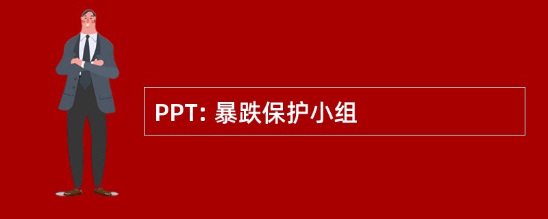 PPT: 暴跌保护小组