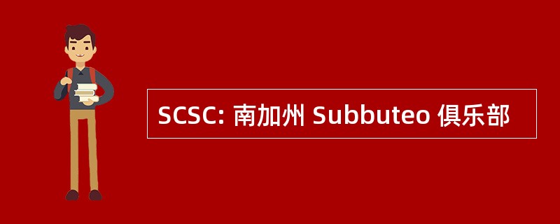 SCSC: 南加州 Subbuteo 俱乐部