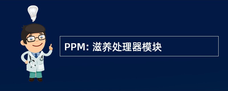 PPM: 滋养处理器模块