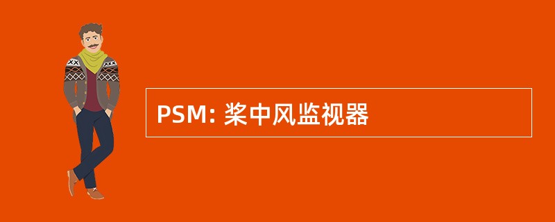 PSM: 桨中风监视器