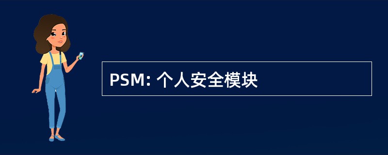 PSM: 个人安全模块