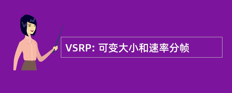 VSRP: 可变大小和速率分帧