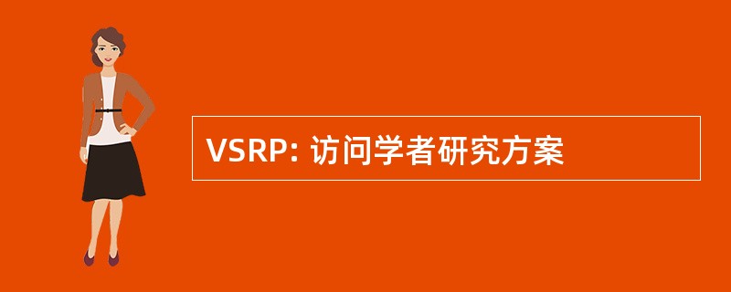 VSRP: 访问学者研究方案