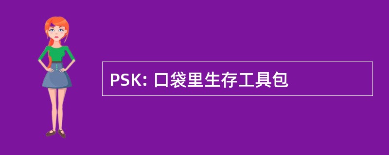 PSK: 口袋里生存工具包