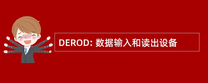 DEROD: 数据输入和读出设备