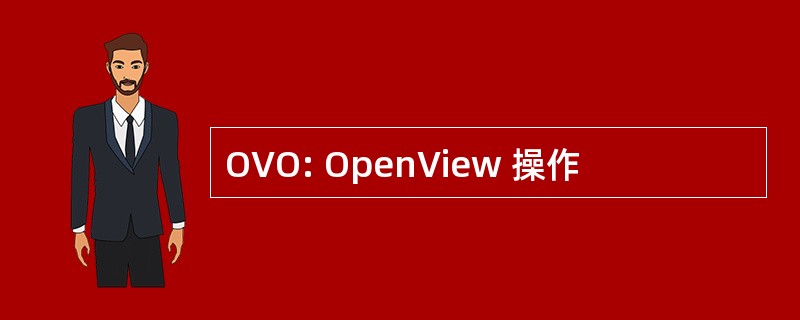 OVO: OpenView 操作