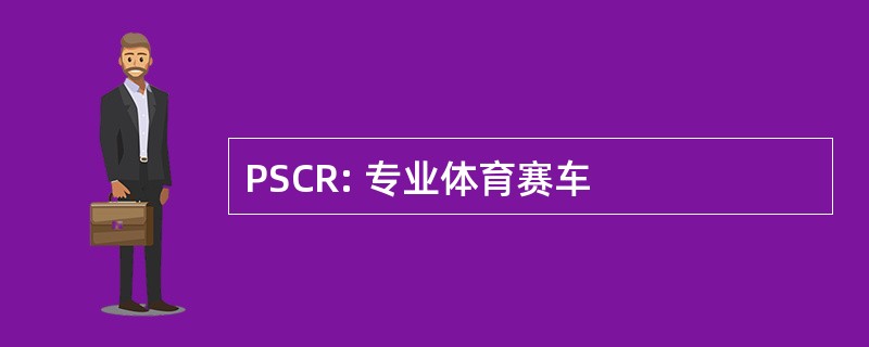 PSCR: 专业体育赛车