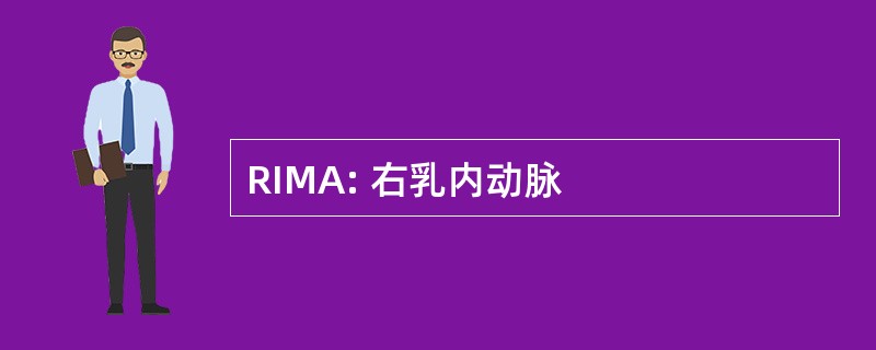 RIMA: 右乳内动脉