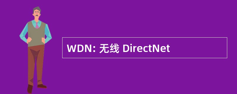 WDN: 无线 DirectNet