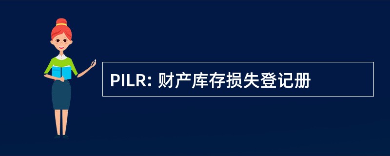 PILR: 财产库存损失登记册