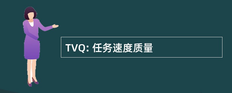 TVQ: 任务速度质量