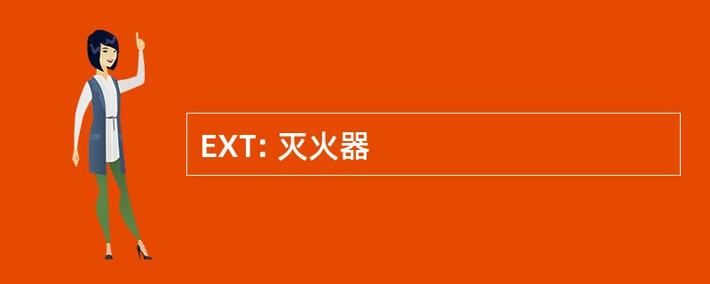 EXT: 灭火器