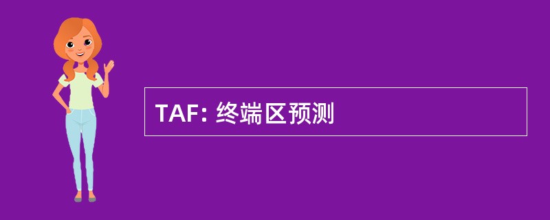 TAF: 终端区预测