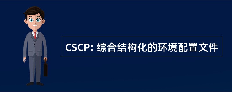 CSCP: 综合结构化的环境配置文件