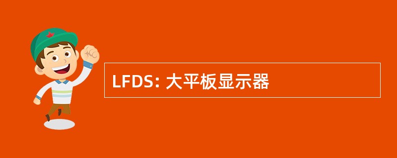 LFDS: 大平板显示器