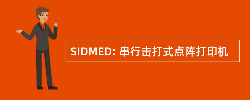 SIDMED: 串行击打式点阵打印机