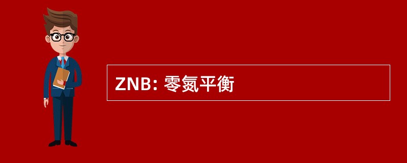 ZNB: 零氮平衡