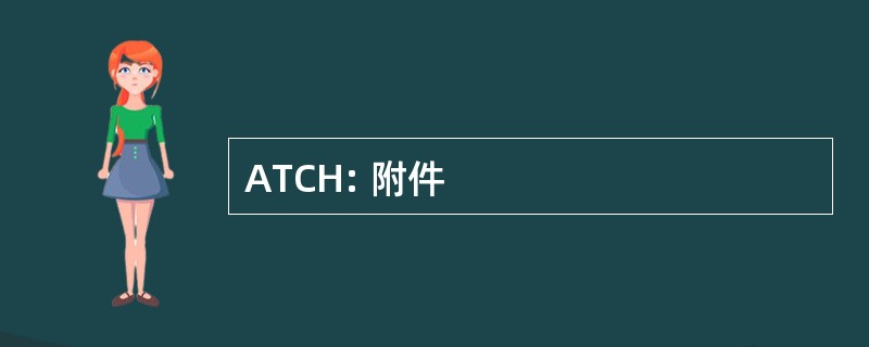 ATCH: 附件