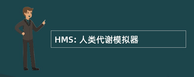 HMS: 人类代谢模拟器