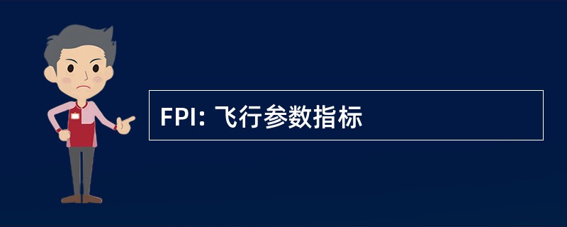 FPI: 飞行参数指标