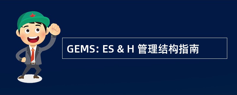 GEMS: ES & H 管理结构指南