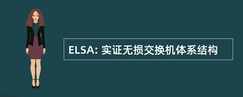 ELSA: 实证无损交换机体系结构