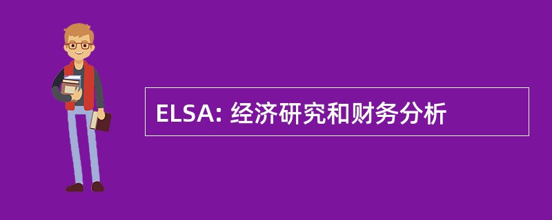 ELSA: 经济研究和财务分析