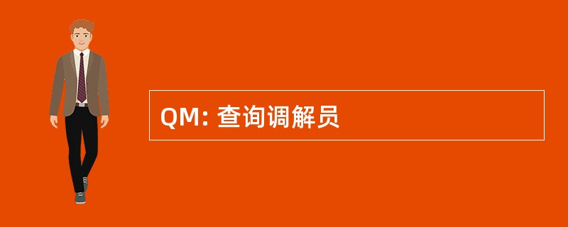 QM: 查询调解员