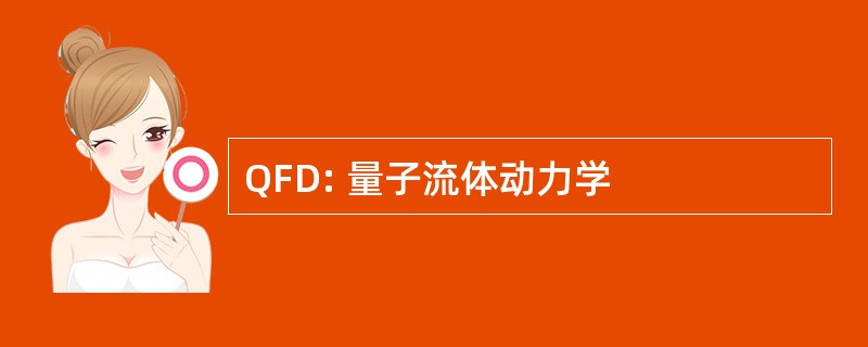 QFD: 量子流体动力学