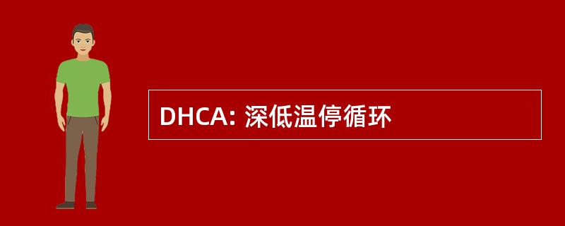 DHCA: 深低温停循环