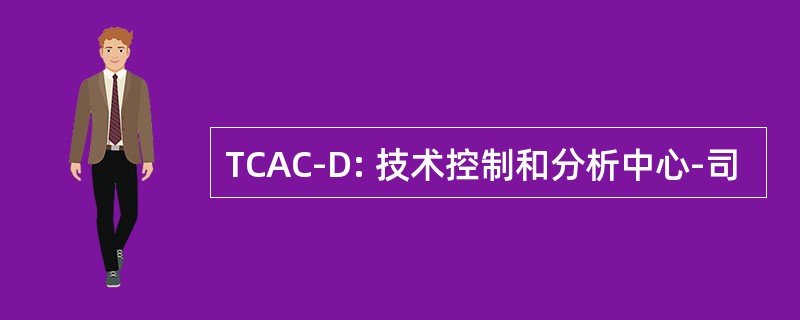 TCAC-D: 技术控制和分析中心-司