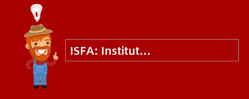 ISFA: Institut 德国 Sozialpsychiatrische