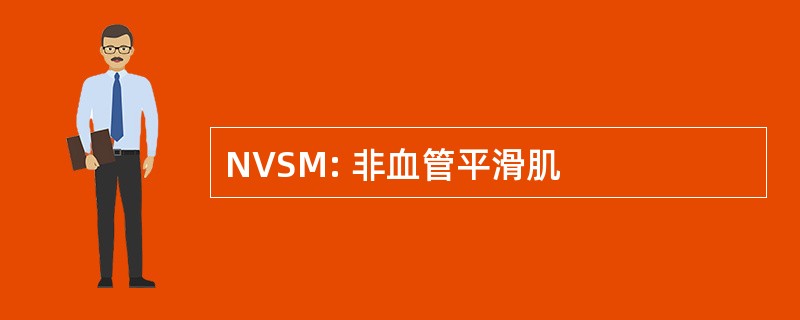 NVSM: 非血管平滑肌