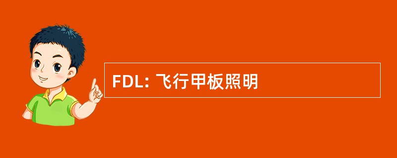 FDL: 飞行甲板照明