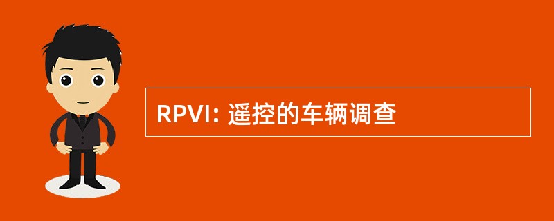 RPVI: 遥控的车辆调查