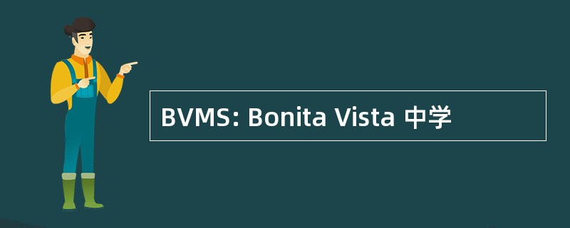 BVMS: Bonita Vista 中学