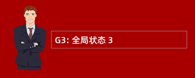 G3: 全局状态 3