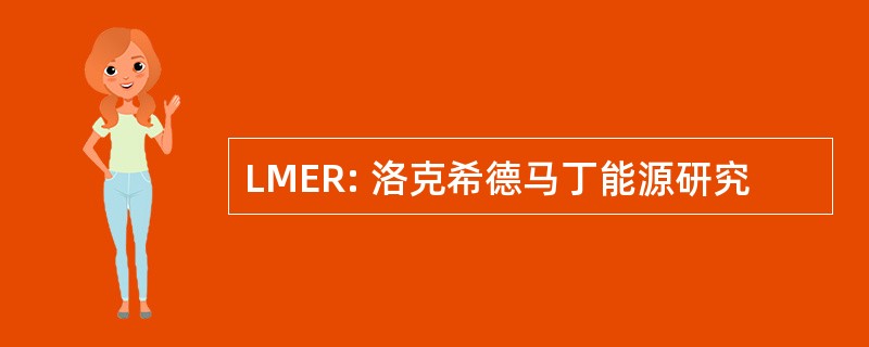 LMER: 洛克希德马丁能源研究