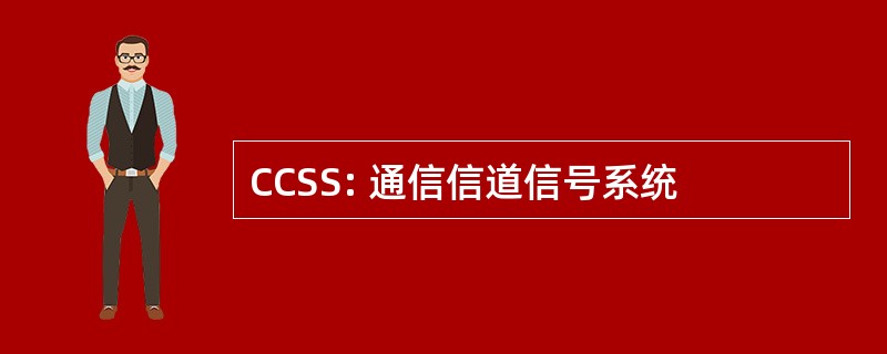 CCSS: 通信信道信号系统