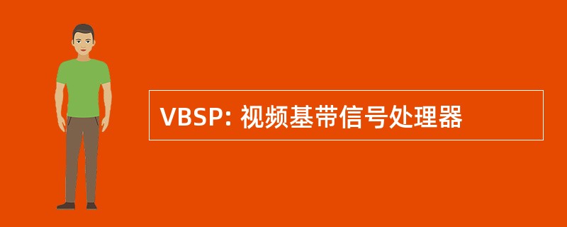 VBSP: 视频基带信号处理器