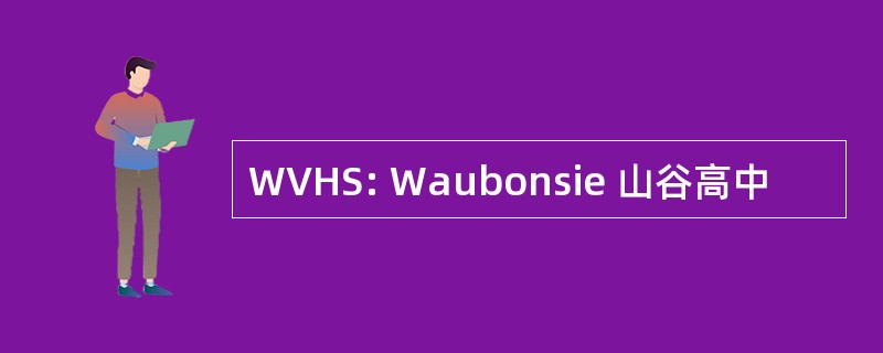 WVHS: Waubonsie 山谷高中