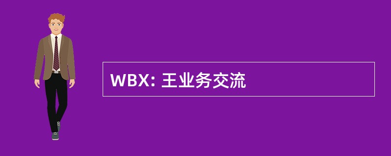 WBX: 王业务交流