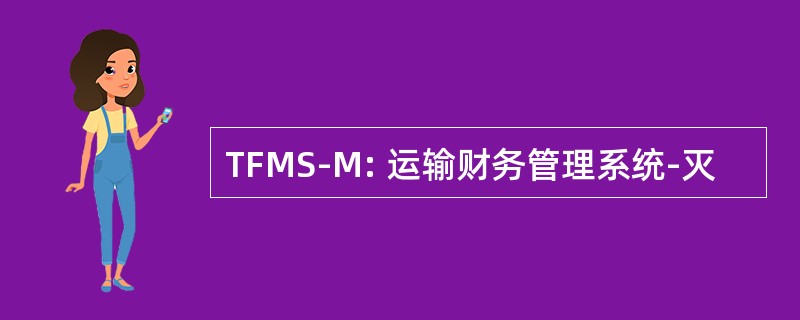 TFMS-M: 运输财务管理系统-灭